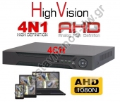  AHD DVR   4IN1 (ANALOG / AHD / IP / CVI ) 4     1080N HV-904 