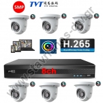  TVT KIT 8CH 5MP   8ch  6  dome 5MP 