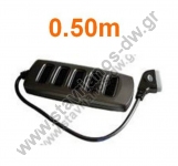   SCART 1 x Scart   5 x Scart       0.5m DC-2182 