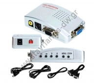   Converter VGA  AV   VGA   VIDEO / S-VIDEO VCT-201 