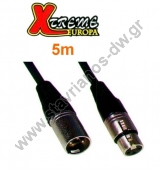   CANNON ( XLR)   CANNON ( XLR )    5m CR-675/5M 