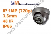  Κάμερα δικτυακή IP 1MP 720p ONVIF με φακό 3.6mm και 48IR Led IPC-DVI30-1.0M 