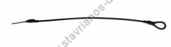  Kορδόνι για αντικλεπτικές κονκάρδες σε χρώμα μαύρο και διαστάσεις 17cm YF-042B 