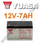  YUASA Μπαταρία μολύβδου επαναφορτιζόμενη 12V 7AH Y-1270 