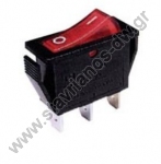    (Rocker)    ON-OFF 3P 12v / 16A max RL1-111-12V-LAMP 