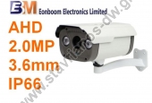  AHD  BULLET   CMOS   2.0MP (1080p)   3.6mm MHD-VK80A-200T 