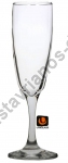  Γυάλινο ποτήρι Σαμπάνιας με χωρητικότητα 19.5cl και διαστάσεις Φ5.6 x 19.5cm DREAM-19.5 