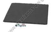  Πλάκα τετράγωνη Σχιστόλιθου με διαστάσεις 20 x 20 cm και χρώμα ανθρακί DW-390 