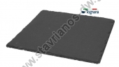  Πλάκα τετράγωνη Σχιστόλιθου με διαστάσεις 30 x 30 cm και χρώμα ανθρακί DW-9223 