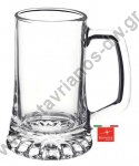  Ποτήρι Γυάλινο Μπύρας χωρητικότητας 27cl και διαστάσεις Φ6.6 x 12.3cm ROCCO-200 