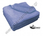  Πετσέτα Πισίνας σε χρώμα μπλέ ράφ με διαστάσεις 80 x 150cm απο βαμβάκι 100% δίκλωνη DW-500BL 