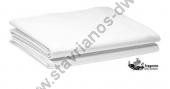  Σεντόνι Μονό Πενιέ Μερσεριζέ λευκό 100% βαμβακερό με διαστάσεις 170 x 270cm της Fragente DW-C170X270 