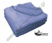  Πετσέτα Παραλίας σε χρώμα μπλέ ράφ με διαστάσεις 75 x 150cm απο βαμβάκι 100% δίκλωνη DW-R450BL 