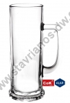  Ποτήρι Γυάλινο Μπύρας με χερούλι χωρητικότητας 37.5cl και διαστάσεις Φ65 x 80mm DW-6010 