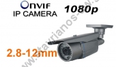  IP δικτυακή Κάμερα 2MP 1080p ONVIF με φακό Varifocal 2.8 -12mm και 72IR Led IPC-VI50K-2.0E 