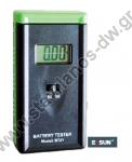  Δοκιμαστικό μπαταριών με ψηφιακή οθόνη για μπαταρίες (D / C / AA / AAA / 9V / 1.5V / CELL) BT-21 