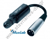    XLR male ()  UTP  (Cat5)      audio DW-025 