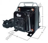  Converter Μετατροπέας AC - AC διπλός με Τάση εισόδου / Εξόδου: 110V AC 50/60 Hz ή 230V AC 50/60Hz (επιλογή με διακόπτη) και ισχύ 2000VA max THG-2000 