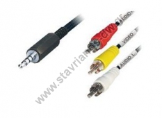   3.5mm 4-Pin  3 RCA stereo   1.5m       &   S508TR 3RCA 