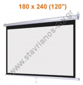  -    projectors 180 x 240 cm (120") 4:3  gain 1.1 MNS-120/4:3 