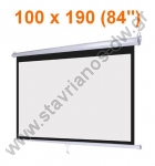  Πανί-Οθόνη προβολής χειροκίνητη για projectors 100 x 190 cm (84") 16:9 και gain 1.1 MNS-84/16:9 