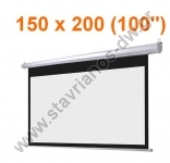  Οθόνη - Πανί Ηλεκτρική προβολής για projectors 150 x 200 m (100") 4:3 με gain 1.1 MTS-100/4:3 