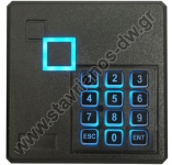  Access  Control Πληκτρολόγιο ελέγχου πρόσβασης (επιτοίχιο) με κωδικό και κάρτες RFID ACR-10B 