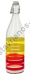  Γυάλινο Μπουκάλι με χωρητικότητα 1 L και καπάκι DW-28516 