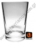  UNIGLASS Γυάλινο ποτήρι νερού  - Χυμού σειρά texas χωρητικότητας 38cl και διαστάσεων Φ8.5 x 12.5cm DW-33147 
