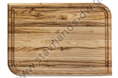  Ξύλινο πλατό με λούκι απο ξύλο καστανιάς DW-31752 