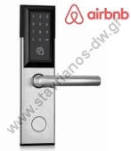  Kλειδαριά AirBNB με ενσωματωμένο σύστημα πρόσβασης (εφαρμογή) με αναγνώστη RFID και πληκτρολόγιο κατάλληλο για AirBNB 