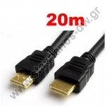   HDMI  19pin  HDMI  19pin High Speed   20m HDMI-20M 