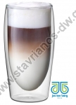  Διπλότοιχο Ποτήρι ISO-Glass για cafe-latte με χωρητικότητα 35cl DW-33968 