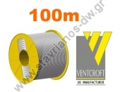  VENTCROFT VSC-8 x 0.19 Καλώδιο Συναγερμού Καθαρός χαλκός επικασσιτερωμένος 