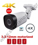    4K BULLET 8.00MP   Motorized Zoom 3.3~12mm VW-801/4IN1 