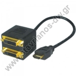   Splitter HDMI   2  DVI-D  CABLE-565 