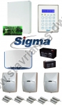  SIGMA-SET-APOLLO10 Σύστημα Συναγερμού - σέτ με μονάδα και πληκτρολόγιο ΑΦΗΣ SIGMA 