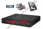  AHD DVR  H265+  4IN1 ME  1 (ANALOG / AHD / IP / CVI ) 8  AHR-1108LME + 1TB 