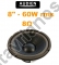  Woofer 8"   60W rms   8 SP-08101-06 