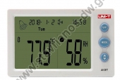  Ψηφιακό θερμόμετρο - Υγρασίας με ρολόι και ξυπνητήρι A-13T 