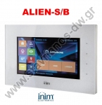  ALIEN-S/B INIM Multimedia πληκτρολόγιο με οθόνη αφής 4,3'' για τον έλεγχο και την διαχείριση των συστημάτων SmartLiving 