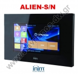  ALIEN-S/N Multimedia πληκτρολόγιο με οθόνη αφής 4,3'' για τον έλεγχο και την διαχείριση των συστημάτων SmartLiving 