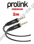  PROLINK-3.5MM-2M   jack 3.5mm  Stereo  3.5mm  Stereo   2m 