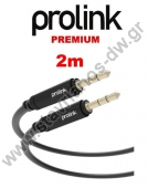  PROLINK-3.5MM-2M   jack 3.5mm  Stereo  3.5mm  Stereo   2m 