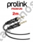  PROLINK-3.5MM-2M   jack 3.5mm  Stereo  3.5mm  Stereo   2m 