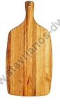  Ξύλινο Πλατό με χερούλι απο ξύλο καστανιάς DW-34151 