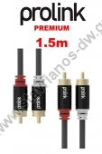  PROLINK-RCA-RCA-1.5M  2 x RCA   2 x RCA    1.5m 