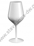  Πλαστικό ποτήρι κολωνάτο πισίνας με χωρητικότητα 47cl λευκό DW-27353 
