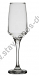  Γυάλινο ποτήρι Κολωνάτο Σαμπάνιας με χωρητικότητα 22cl DW-35106 