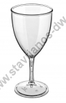  Ποτήρι Κρασιού πισίνας πλαστικό PC (Policarbonate) διάφανο με χωρητικότητα 280ml DW-35987 